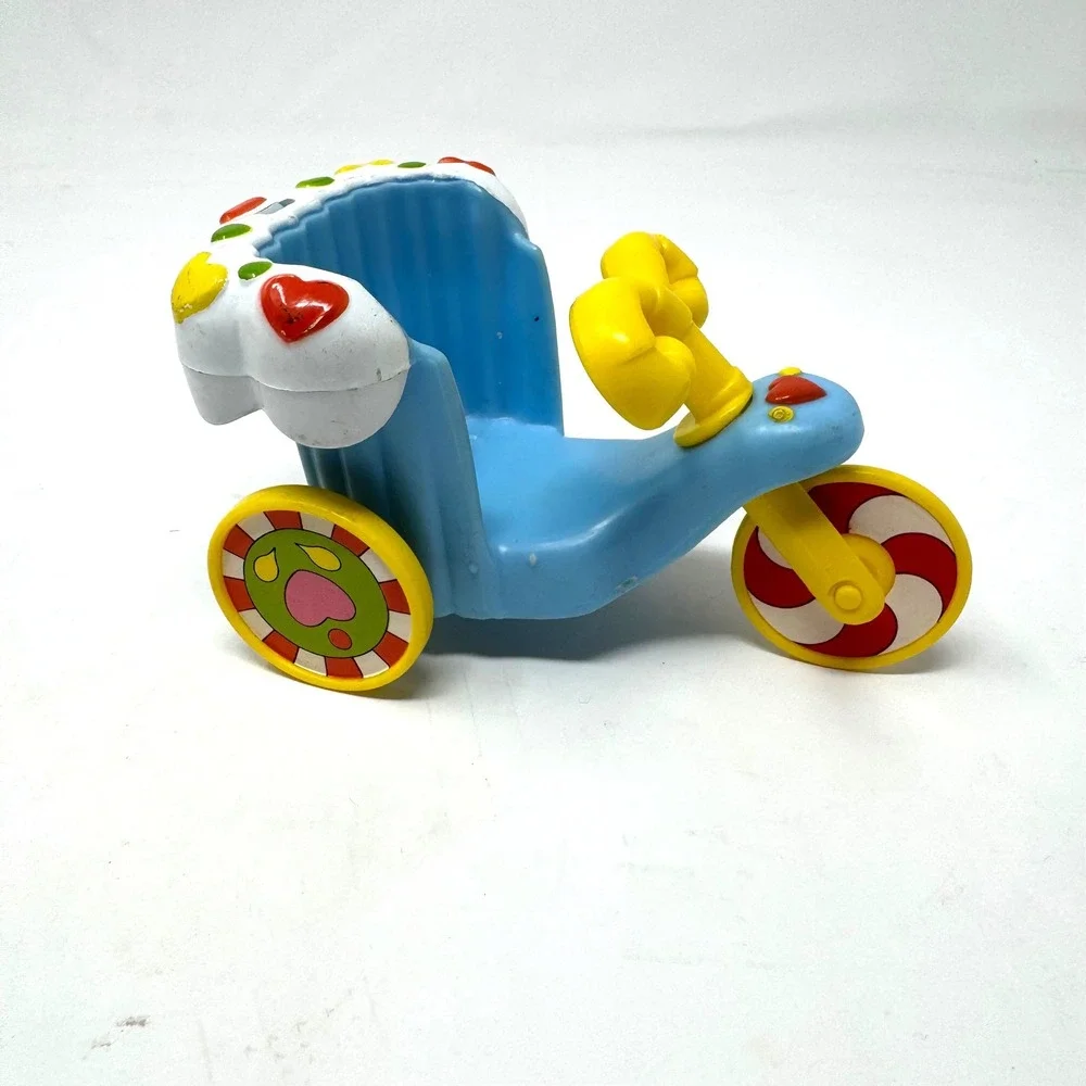 80s Playskool Candy Land Kids Sugar Button's Tricycle Toy Vintage 1982 Vehicle